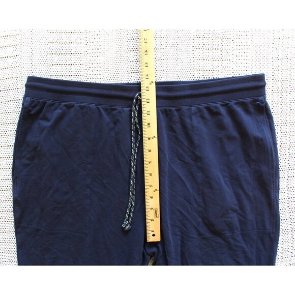 Rhone Bolinas Beach Men Jogger Navy Blue Pants Size XXL elastic drawstring waist - Picture 4 of 12